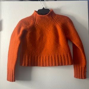 American eagle orange sweater